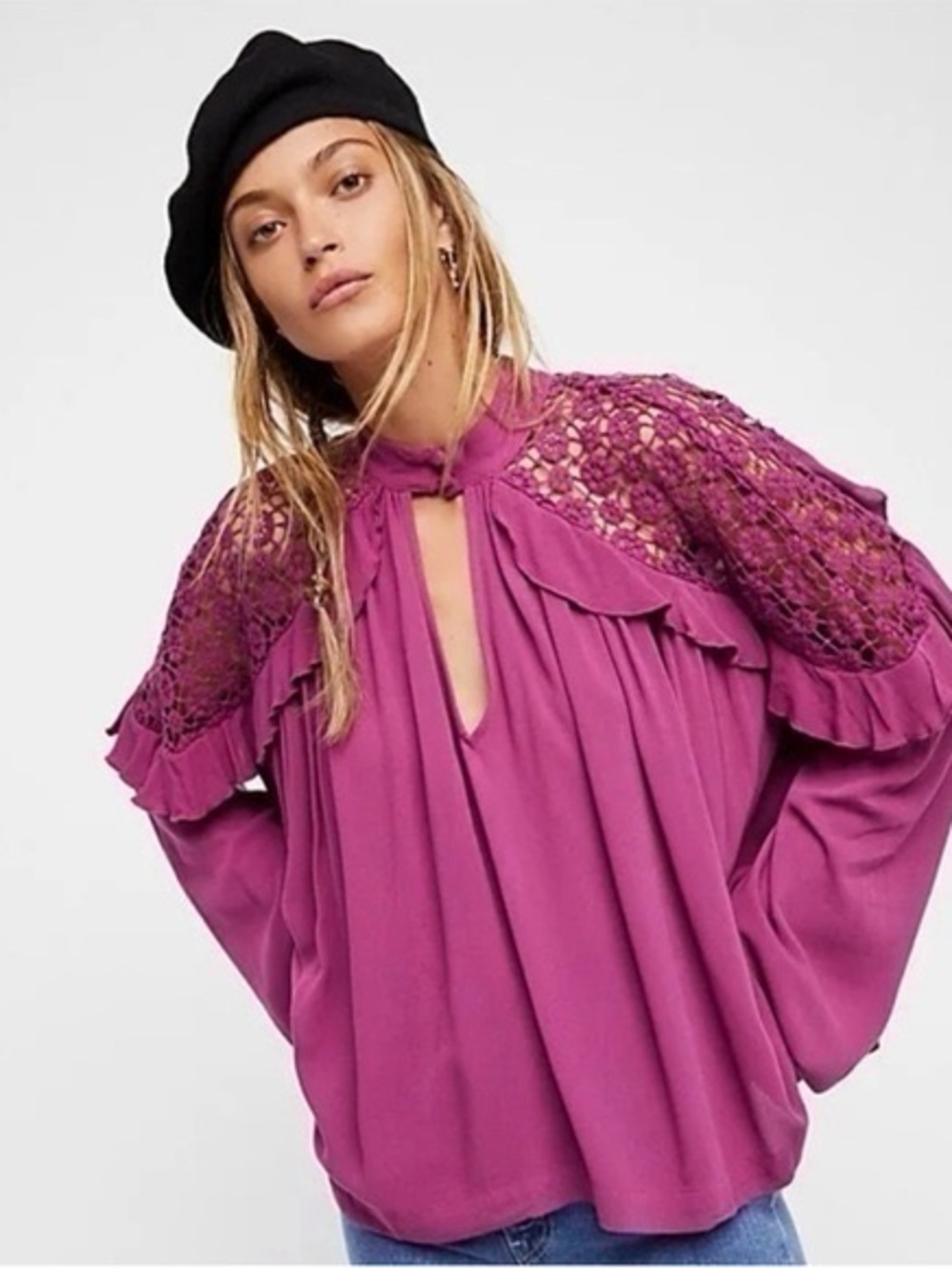 Free People Little Bit of Love Blouse